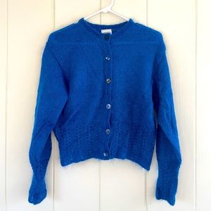 Vintage Laura Ashley mohair cardigan